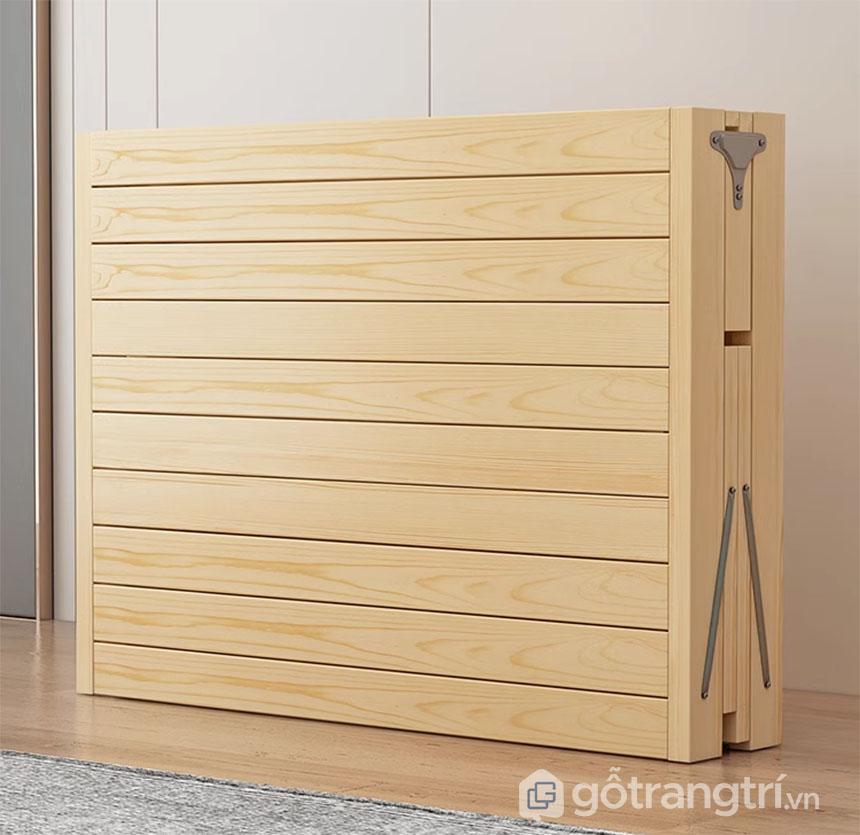 Giường gấp gỗ thông