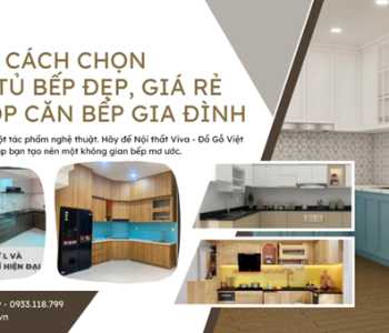 tủ bếp gỗ tự nhiên